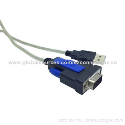 Dual-color USB2.0 to RS232 Converter Cable with Supports Automatic Handshake Mode
